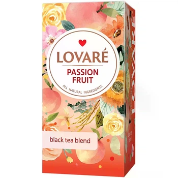 Чай чорний Lovare Passion fruit 48 г (24 шт. х 2 г)