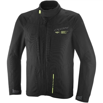 Туринговая мотокуртка IXON TYR black/bright yellow 2XL