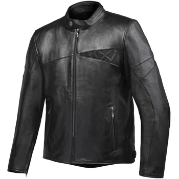 Классическая кожаная мотокуртка IXON CRANKY C black 3XL