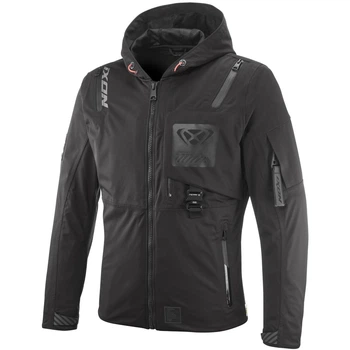 Городская текстильная мотокуртка IXON M-QUARTER black 4XL