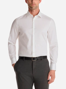 Рубашка хлопковая мужская Calvin Klein 684125894 2XL Белая (1160149959)