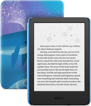 Электронная книга Amazon Kindle KIDS 16GB 11th Generation 2024 с подсветкой (Space Whale)