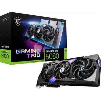 Видеокарта MSI GeForce RTX 5080 Gaming Trio OC, 16 ГБ GDDR7(DL_0BE392598217)