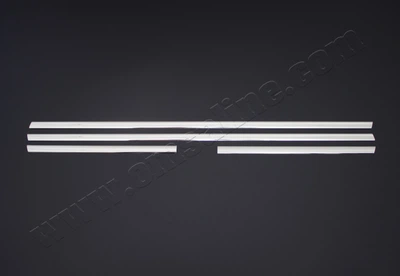 Накладки хромированные на стекла (нижние) (4шт) Peugeot 207 2006-2012, OmsaLine, 5706141