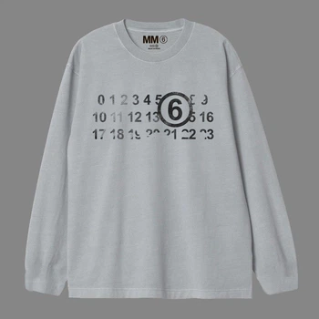 Лонгслів Maison Margiela 88824 сірого кольору, розмір S