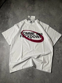Футболка Comme des garcons play 88822 белого цвета, размер L