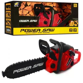 Дитяча іграшкова бензопила Power Saw на батарейках зі звуком