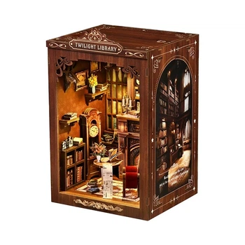 Бук Нук Бібліотека Сутінків Twilight Library DIY Mini Book Nook AM001-002
