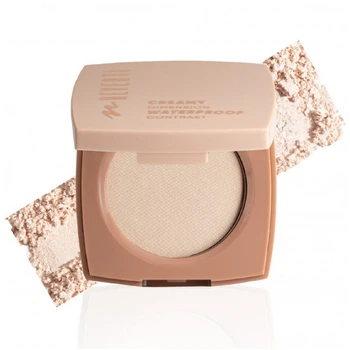 Хайлайтер для обличчя Creamy Dimension Waterproof Contrast Highliter Neverti NP205 №101 Золоте Сяйво, 6,5 гр