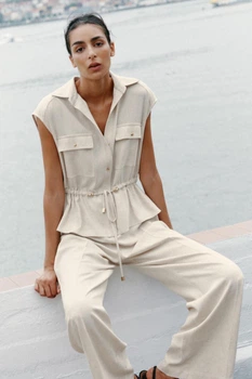 Комбінезон із льону Zara 8345/746 S