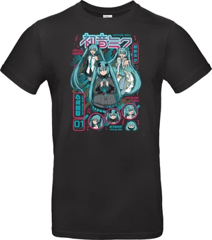 Футболка Чорний з принтом «Hatsune Miku» XXL Чорний (I006826)