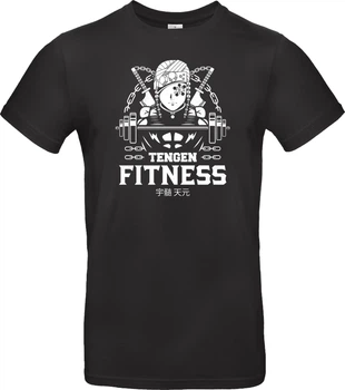 Футболка Темно-синій з принтом «The Tengen Fitness» S Темно-синій (I003261)