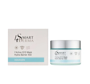 Крем-маска пептидная глубокое увлажнение Smart4Derma Aquagen IACTIVE Q10 MASK HYDRA BARRIER X50 50мл