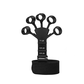 Эспандер кистевой Silicone Power Grip NE-WR-15 сжатие 3-5 кг 100% силикон черный