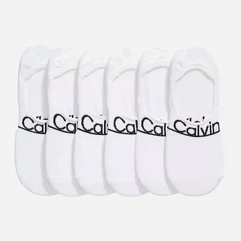 Набір жіночих шкарпеток коротких Calvin Klein 67403498 One Size 6 пар Білий (1160508375)