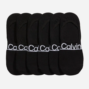 Набі жіночих шкарпеток коротких Calvin Klein 93343848 One Size 6 пар Чорний (1160508745)