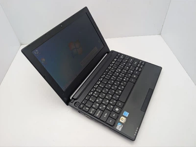 Нетбук eMachines 355 / 11.6" (1366x768) TN / Intel Atom N570 (2 (4) ядра по 1.6 GHz) / 2 GB DDR3 / 80 GB HDD / Intel Graphics / DVD-ROM б/у