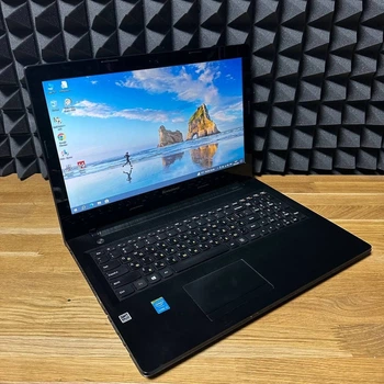 Ноутбук Lenovo G50-80 / 15.6" (1366x768) TN / Intel Core i3-4005U (2 (4) ядра по 1.7 GHz) / 8 GB DDR3 / 128 GB SSD / Intel HD Graphics 4400 / WebCam / DVD-ROM / Win 10 б/у