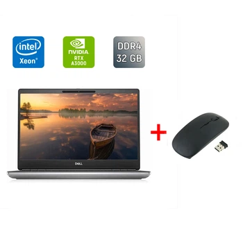 Ноутбук Б-класс Dell Precision 7540 / 15.6" (1920x1080) IPS / Intel Core i5-9400H (4 (8) ядра по 2.5 - 4.3 GHz) / 16 GB DDR4 / 256 GB SSD / Intel UHD Graphics 630 / TouchID / WebCam б/у + Подарок Беспроводная мышь / USB