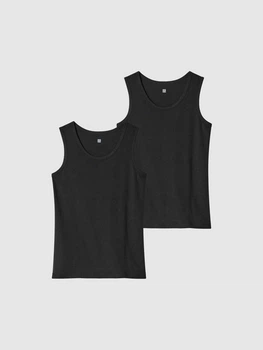 Набор детских маек Uniqlo 2 шт 1160631322 (Черный 11-12) на рост 145-155 см