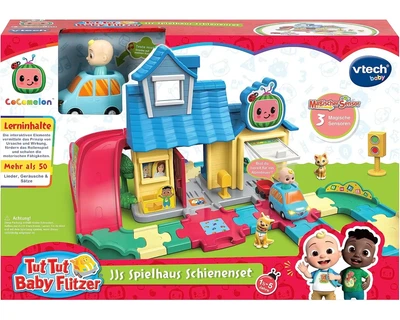 Набір ігрових колій Vtech Tut Tut Baby Flitzer JJs Spielhaus Schienenset (3417765579042)