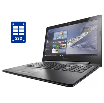Ноутбук Lenovo G50-80 / 15.6" (1366x768) TN / Intel Core i3-4005U (2 (4) ядра по 1.7 GHz) / 8 GB DDR3 / 128 GB SSD / Intel HD Graphics 4400 / WebCam / DVD-ROM / Win 10 б/в