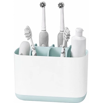 Подставка для зубных щеток Large Toothbrush Caddy настольный органайзер для ванной комнаты держатель для зубных щеток пасты и аксессуаров