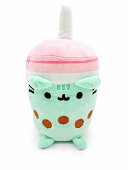 М'яка Плюшева Іграшка Plush Кіт Пушин Бабл Ті Рожевий Коктейль Pusheen Bubble Tea 15 см (1024615)