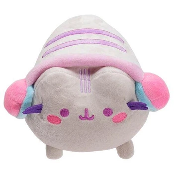Мягкая игрушка Кот Пушин в наушниках - декоративный плюшевый котик Pusheen меломан (1024620)