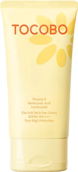 Легкий ежедневный лосьон солнцезащитный для лица и тела TOCOBO Vita Soft Daily Sun Lotion с витамином Е 150 мл (TOC092)