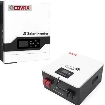 Комплект резервного питания Covax CV-PS-3200-24 3200Вт + LiFePO4 аккумулятор MUST LP16-24200 25.6В 200Ач 5.12 кВт·ч