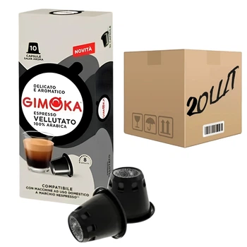 Кофе в капсулах Nespresso Gimoka Vellutato 10 шт (ящик 20 шт)