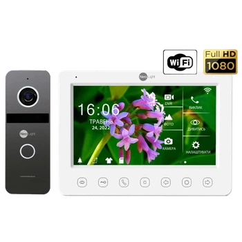 Комплект видеодомофона Neolight NeoKIT HD WF Graphite