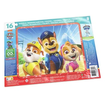 Пазл «Щенячий патруль» 16 частей (30 см *22 см) "Гонщик, Скай и Крепыш" (SM98392/6067579-3)