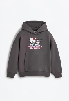 Дитяче тепле худі для дівчинки Lefties 118 см Темно-сіре (26071303B)