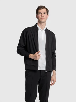 Бомбер чоловічий Arber Jersey Bomber ASKR-38 XXL зріст 5 чорний (M17.11.02.611)