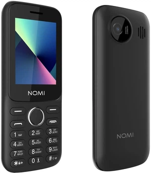 Мобильный телефон Nomi i2415 DualSim Black (Nomi i2415 Black)