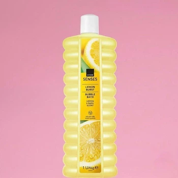 Пена для ванны Avon Senses «Цитрусовый заряд» с ароматом лимона и базилика 1000 мл