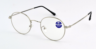 Blue Blocker, UV420 окуляри для комп'ютера Комп'ютерні окуляри 8706 silver прозорі