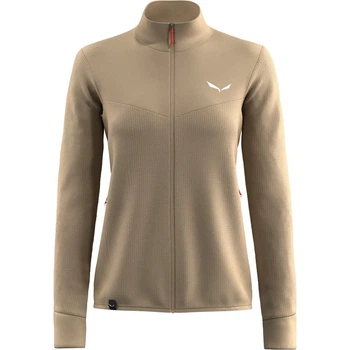 Флісова куртка жіноча Salewa PUEZ WAFFLE HYB PL JACKET W 28860 7180 розмір 44/38 - бежева