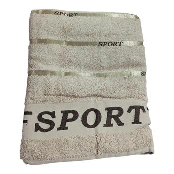 Полотенце махровое сауна 100*170 см. бежевый SPORT Cestepe 17535