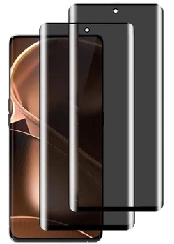 Защитное стекло 2шт CDK для Xiaomi Redmi Note 15 4G / 5G | 3D Антишпион Full Glue (023831) (black)