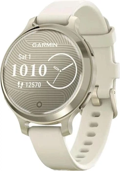 Смарт-годинник Garmin Lily 2 Active Lunar Gold with Bone Silicone Band (010-02891-00/50) Refurbished