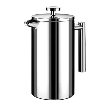 Кофейный заварник френч-прес Choxila 12256 800 мл Silver