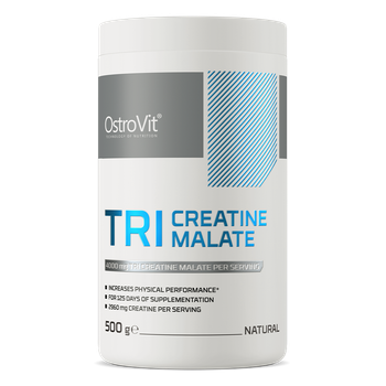 Креатин малат, Tri Creatine Malate, OstroVit, 500 г (Без смаку)