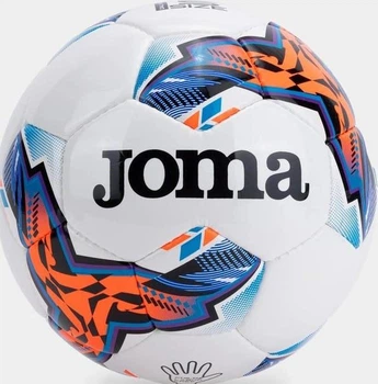 Мяч футбольный Joma DALI IV белый, синий, оранжевый Уни 4