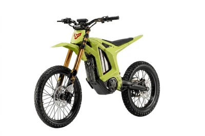Электромотоцикл Arctic Leopard CLOUDED XE PRO S GREEN GOLD SHOCK