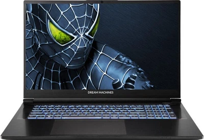 Ноутбук DREAMMACHINES RG5050-17PL37 (e2626290), Intel Core i7-14700HX / 17.3" / 144 Гц / RAM 32 ГБ DDR5 / SSD 2 ТБ / Intel UHD Graphics + RTX 5050 / Без ОС / Чорний
