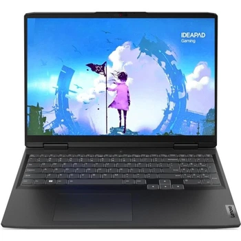 Ноутбук Lenovo IdeaPad Gaming 3 16IAH7 (82SA0080RM), Intel Core i5-12450H / 16" / 165 Гц / RAM 16 ГБ DDR4 / SSD 512 ГБ / RTX 3060 / Без ОС / Сірий
