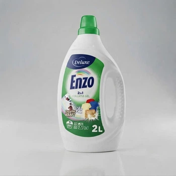 Гель для прання кольорових речей Deluxe Enzo color gel couleurs 2в1 2 л